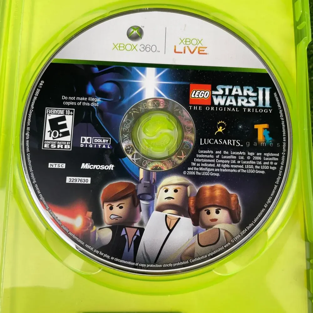 Lego Star Wars II: The Original Trilogy Microsoft Xbox 360 Complete